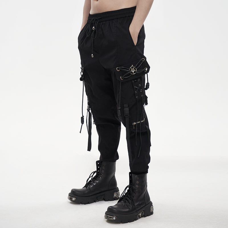 YDAS Black Cargo Pants for Men Baggy Wide Leg Trousers Male Autumn Men  Cargo Trousers Japanese Streetwear Hip Hop Harajuku-M,Navy : Amazon.co.uk:  Fashion